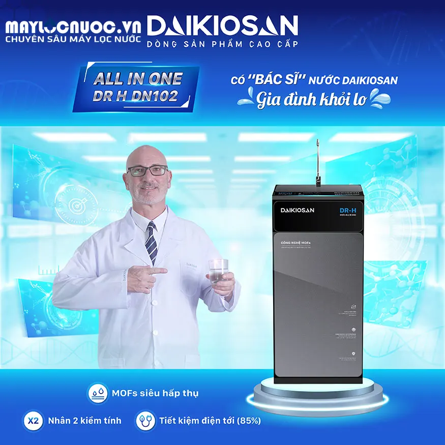 Máy lọc nước RO Dr.H 3D Daikiosan DN102